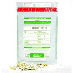 CASHIER DEPOT YOUR ONE STOP SHOP FOR ALL CASHIER'S NEEDS 500 Cashier Depot - Tamper Evident Deposit Bags, 12