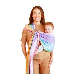LILLEbaby LÍLLÉbaby Ring Sling Baby Wrap Carrier | Made for Versatile Babywearing | Support Wrap for Mother's | Holds Babies from 8-30 lbs | Rainbow