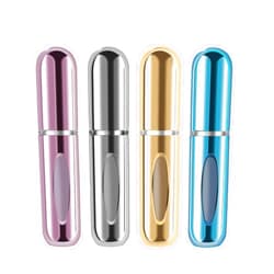 Yamadura Portable Mini Refillable Perfume, 5ml Atomizer Perfume Bottle, Refillable Perfume Atomizer Perfume Spray, Scent Pump Case for Traveling and Outgoing (4 Pack)