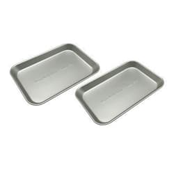 JDS Toy 2-Pack Premium Aluminum Baking Tray For Easy Bake Over, Measures 6