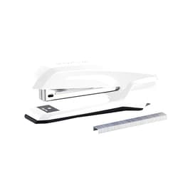 Bostitch Office Ascend 3 in 1 Stapler Integrated Remover & Staple Storage, 420 Staples Included, 20 Sheet Capacity, Lightweight, White (B210-WHT), Full Size