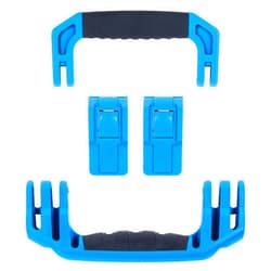 ColorCase Pelican 1535 Replacement Handle & Latch Set by ColorCase - Blue Handle and Push Button Latches