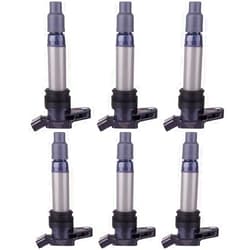 cciyu Pack of 6 Ignition Coils for Land Rover LR2 for Volvo S60/S80/V70/XC60/XC70/XC90 2007-2016 Fits for UF594 C1677