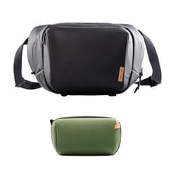 PGYTECH OneGo Solo V2 10LCamera Sling Bag+Tech Accessories Pouch Waterproof Small Electronics Organizer Bag for Sony/Canon/Nikon/DJI Mavic/Air/Mini/Tripod/Laptop