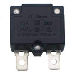 JIARUIXIN 2Pcs 15A 125/250Vac 50Vdc Automatic Reset Relay Fuse Therma Switch Circuit Breaker Current Overload Protector Children Ride On Toy Car Accessories