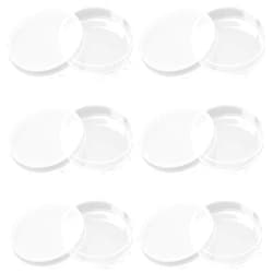 Othmro Round Plastic Petri Dish with a Lid 60mmx15mm Transfer Culturing Cells for Medical Biological Scientific Research and Other Scientific Lab Applications 10pcs