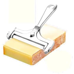 Yingruier Cheese Slicer With Adjustable Thickness - Stainless Steel Cheese Cutter with Wire - Hand Held Cheese Cutter for Cheddar, Gruyere, Raclette, Mozzarella Cheese Block, Adjustable Cheese Shaver