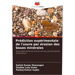 Satish Kumar Dewangan,Shobha Lata Sinha,Pankaj Kumar Gupta Prédiction expérimentale de l'usure par érosion des boues minérales (French Edition)