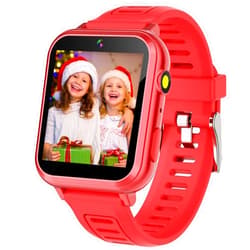 Cosjoype Kids Smart Watch Gift for Girls Age 6-12, 24 Puzzle Games HD Touch Screen Kids Watches with Video Camera Music Player Pedometer Audiobook 12/24 hr Toys for 7 8 9 10 11 12 Year Old Girls