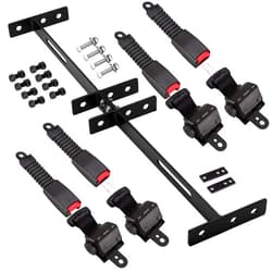 LEAPGOMAX Universal Golf Cart Seat Belts 4 Retractable Belts Max Length 42