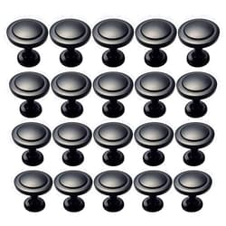 Ousyaah 20 Pack 1-1/4 inch Cabinet Furniture Knobs, Drawer Dresser Knobs Door Pulls, Cupboard Door Handles Kitchen Hardware Cabinet Knobs
