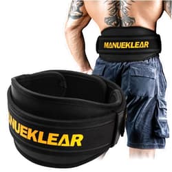 M MANUEKLEAR Weight Lifting Belt, Lifting Belts for Women Men,MANUEKLEAR Weightlifting Belt Quick Locking Back Support for Bodybuilding, Fitness, Powerlifting, Cross Training, Squats, Workout, Exercise
