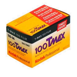 Kodak T-Max 100 Speed Black and White Film TMX 135-36 Exposures [Camera]