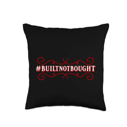 Visit The Hot Rods # builtnotbought-Vintage Hot Rod Throw Pillow, 16x16, Multicolor