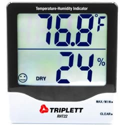 Triplett RHT22 Digital Indoor Hygro-Thermometer with Dual Display Humidity and Temperature
