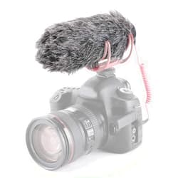 Acouto Microphone Windshield Furry for RODE VideoMic, Outdoor Recorder Wind Cover Furry Microphone Windscreen Muff