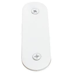 Generic Stainless Steel Ring Doorbell Cover Plate, Wall Mount Hole Cover for Old Doorbell Button (WHITE)
