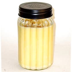 Swan Creek Candle Swan Creek 100% American Soybean 24 Oz. Homespun Jar Candle - Vanilla Pound Cake