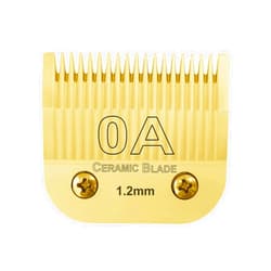 YAZIYIR 0A Professional Detachable Replacement Ceramic Blades. Compatible with Oster Classic 76/Power Pro/Power-Teq/Star-Teq Clipper. Compatible with Wahl Clippers. Size: 0A, 3/64