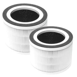 Nyingchi H13 Ture HEPA Replacement Filter,Compatible with Mooka® allo and Honati Air Purifier,3-in-1Activated Carbon Filtration System,2-Pack