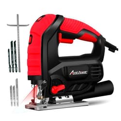AVID POWER Jig Saw, 7.0A 3000 SPM Jigsaw with Variable Speed, Bevel Angle (0°-45°), 6PCS Blades and Scale Ruler