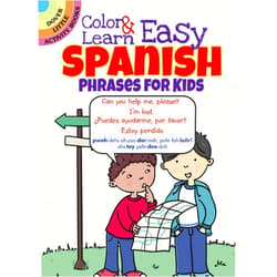 Roz Fulcher Color & Learn Easy Spanish Phrases for Kids (Dover Little Activity Books: Language)