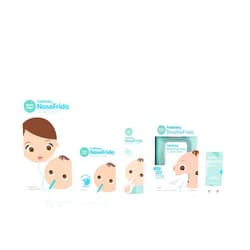 FridaBaby Cold and Flu NoseFrida Bundle- 5 Items by Frida Baby Cold and Flu Bundle (NoseFrida, Hygien Filters, BreathFrida Nose Wipes, Snot Spray and Vapor Rub)