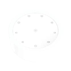 Kipcush Sound Machine & Night Light for Adults, Baby, Kids. White Noise Machine with 20 Soothing Sleep Sounds. Small Size & Portable Design for Bedroom, Office, Travel. Favorites Buttons, Timer