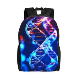 VTCTOASY Laptop Backpack for Men Women Travel Backpack DNA Genetic Helix Rucksack Lightweight Canvas Daypack