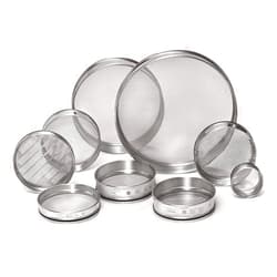 MESH-NK123 Sieve mesh, Standard Laboratory Test Sieve Filter mesh Screen mesh Sample Sieve Soil Sieve Inspection Pharmacopeia Sieve Dia 20cm 12-200mesh - (Color: 100 mesh(0.15mm))
