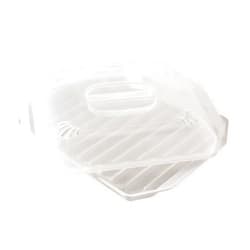 Nordic Ware Bacon Rack with Lid, 10.25x8x2 Inches, White