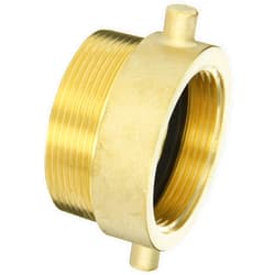 Dixon Valve HA2530T Brass Fire Equipment, Hydrant Adapter with Pin Lug, 2-1/2