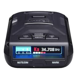 Uniden R3 EXTREME LONG RANGE Laser/Radar Detector, Record Shattering Performance, Built-in GPS w/ Mute Memory, Voice Alerts, Red Light & Speed Camera Alerts, Multi-Color OLED Display , Black