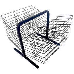 YSCMX Art Drying Rack, Mobile Art Drying Easel Rack with Wire Shelves for Works of Art, Black Powder Coated Finish，Air-Drying Display Rack Ideal for Schools and Art Clubs (Size : 65x44x42CM)