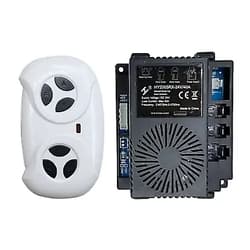 LinkePow 2.4G Bluetooth Remote Control and HY2005RX-24V/40A Receiver Control Box Mother Board for Kids Powered Wheels Children Electric Ride On Cars Replacement Parts