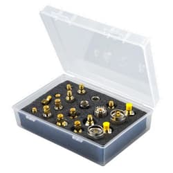 onelinkmore RF Coaxial FPV Connector Kit SMA Adapter Type Set SMA Connector Kit SMA to SMA UHF to SMA SMA to BNC SMA to F Adapter Male to Female Coaxial Connector with Box…