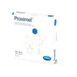 HARTMANN H Hartmann 14800000 Proximel Silicone Foam Dressing with Border, Heel, Pack of 5