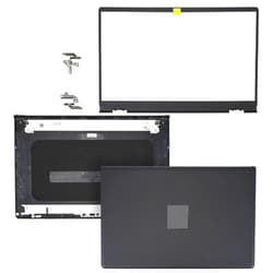 KBRPARTS Replacement LCD Back Cover Top Case Lid Front Bezel with Hinges for Dell inspiron 15 3510 3511 3515 3520 3525 Series Laptop 0WPN8 09WC73 AP3LE000901