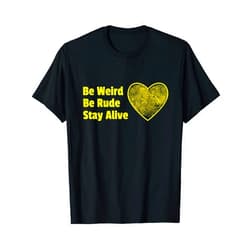 True Crime Gifts Fans Fan Addicts Lover Merch4You True Crime Fan Gifts Podcast Junkie Lover Be Weird Be Rude T-Shirt
