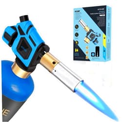 AUSAIL Propane Torch Head, Mapp Map Gas Torch Head with Self Ignition,Trigger Start Nozzle Torch,Handy Cyclone Propane Torch Head for Welding Soldering Brazing Cooking Glass Work