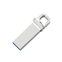 Generic New USB Flash Drive 2TB Pen Drive USB 3.0 Key Ring w/USB to C adpt. Silver