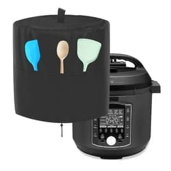 Letsteel Pressure Cooker Cover Compatible with Instant Pot 8Qt, 420D Pressure Cooker 8 Qt Rice Cooker Cover with Storage Pockets, 16.5