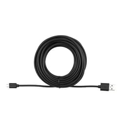 Smays 25 ft Micro USB Cable Replacement for Wyze Cam, Nest Camera - Extra Long Extension Power Cord (Black)