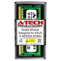 A-Tech 8GB RAM for ASUS X Series 553MA | DDR3 1600MHz SODIMM PC3-12800 204-Pin Non-ECC Memory Upgrade Module
