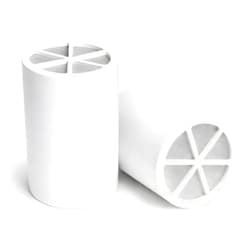 Crystal Quest Shower Filter Replacement Cartridge - Removes Chlorine and Contaminants for Cleaner Water - Durable BPA-Free - Built in the USA - Fits Crystal Quest Shower Filters [Pack of 2]