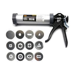 LEQH Clay Extruder Gun, Clay Extruder Tool with 12 Different Molds, Multicolor