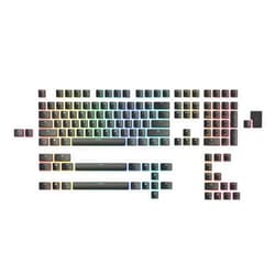 Glorious PC Gaming Race Glorious Aura V2 (Black) - PBT Pudding Keycaps for Mechanical Keyboards - ANSI (US), ISO Compatible - Supports Full Size, TKL, 75%, 60% Layouts