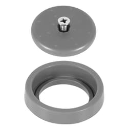 KOLLNIUN Pre-Rinse Spray Valve Repair Kit for Most Commercial Sink Faucet Dish Sprayer Touch On Kitchen Sink Faucets 1.42 GPM Spray Face Bumper and Screw Repair Part, Grey