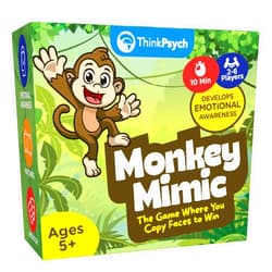 ThinkPsych Monkey Mimic - Copy Faces to Win | Fun & Educational Kids Games | Ages 5+ | Social Emotional Learning Activities | Therapy Games | Easy to Play!