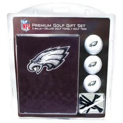 Team Golf Premium NFL Golf Gift Set: Embroidered Deluxe Golf Towel, 3 Golf Balls, and 14 Golf Tees (2-3/4